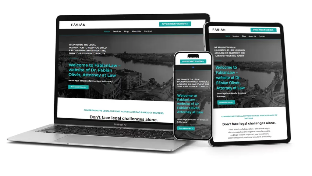 Weboldal keszites referencia fabianlaw