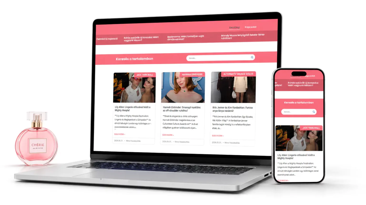 Weboldal keszites referencia hostesscenter