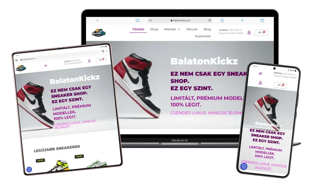 Webshop keszites referencia balatonkickz