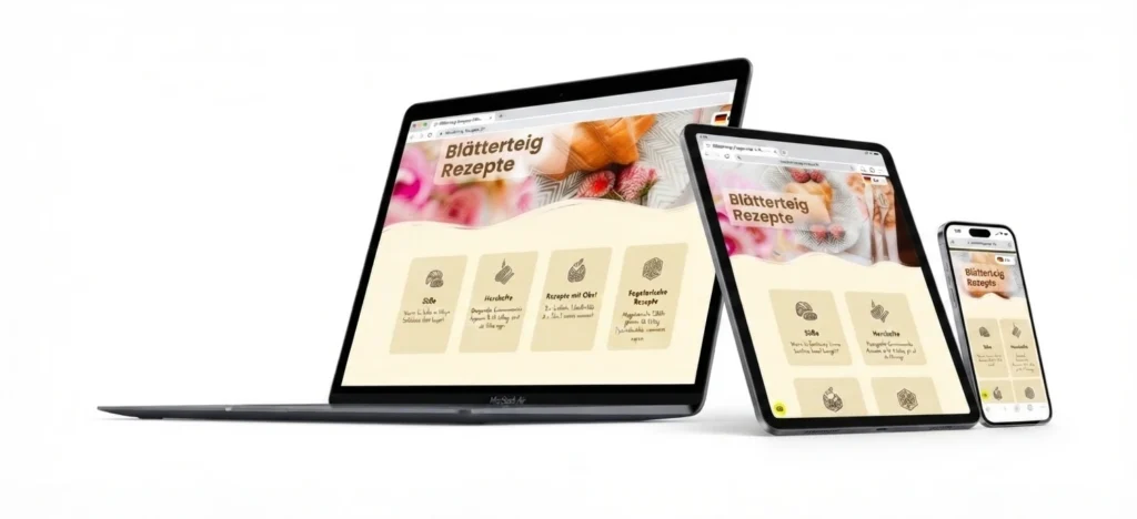 Blaetterteige website